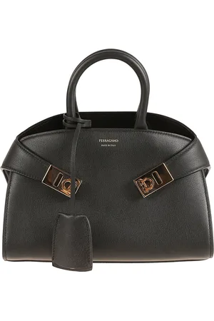 Salvatore Ferragamo Dames, Tassen, Zwart, Maat: ONE Size Leer