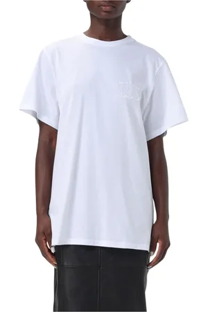 Max Mara Dames, Tops, Wit, Maat: L Katoen