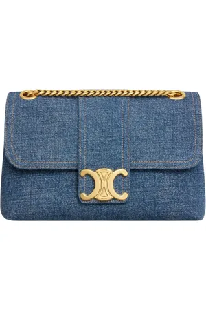 Céline Dames, Tassen, Blauw, Maat: ONE Size Denim