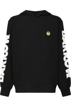 BARROW Heren, Sweatshirts & Hoodies, Zwart, Maat: M Katoen