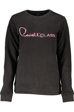 Roberto Cavalli Dames, Sweatshirts & Hoodies, Zwart, Maat: XS