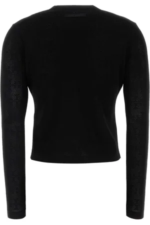 Tory Burch Dames, Truien, Zwart, Maat: M Viscose