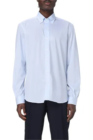 FAY Heren, Overhemden, Blauw, Maat: 4XL Katoen
