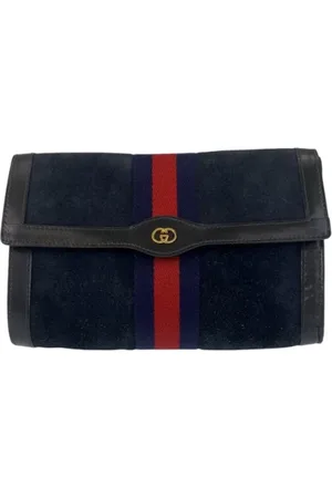 Gucci Dames, Pre-owned, Blauw, Maat: ONE Size Leer