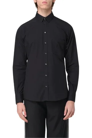 Dolce & Gabbana Heren, Overhemden, Zwart, Maat: L Katoen