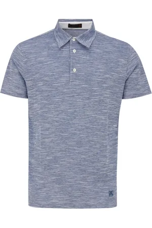 corneliani Heren, Tops, Blauw, Maat: M Katoen