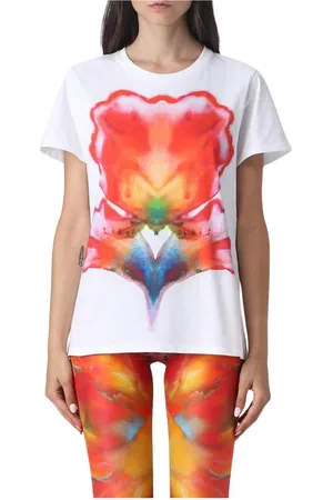 Alexander McQueen Dames, Tops, Veelkleurig, Maat: L Katoen