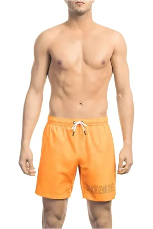Bikkembergs Heren, Badkleding, Oranje, Maat: XL Poliester