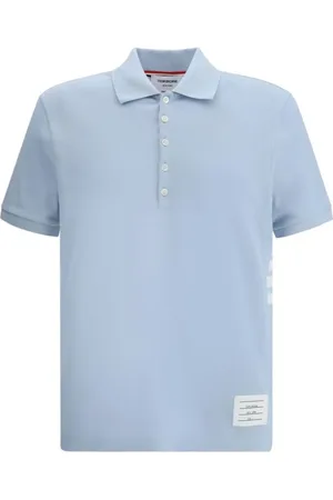 Thom Browne Heren, Tops, Blauw, Maat: L Katoen