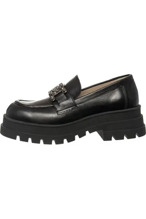 CESARE GASPARI Dames, Schoenen, Zwart, Maat: 40 EU Leer
