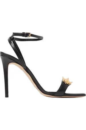 Elisabetta Franchi Dames, Schoenen, Zwart, Maat: 38 EU Leer