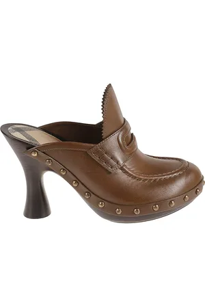 Burberry Dames, Schoenen, Bruin, Maat: 37 EU Leer