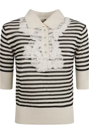 ERMANNO SCERVINO Dames, Tops, Veelkleurig, Maat: M Katoen