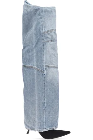 Balenciaga Dames, Schoenen, Blauw, Maat: 37 EU Denim