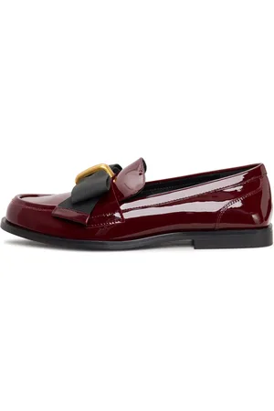 CESARE GASPARI Dames, Schoenen, Rood, Maat: 41 EU Leer