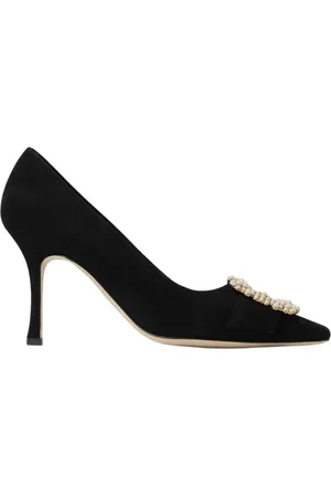 Manolo Blahnik Dames, Schoenen, Zwart, Maat: 36 EU