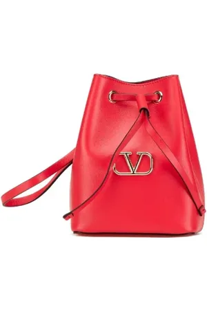 VALENTINO Dames, Pre-owned, Rood, Maat: ONE Size Leer