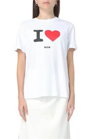 Msgm Dames, Tops, Wit, Maat: XS Katoen