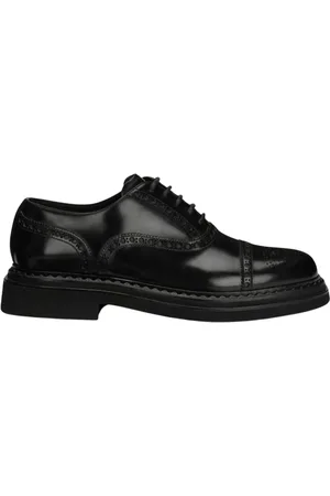 Dolce & Gabbana Heren, Schoenen, Zwart, Maat: 42 1/2 EU Leer