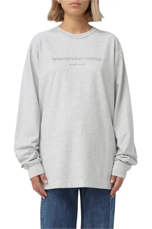 Alexander Wang Dames, Tops, Grijs, Maat: XS Katoen
