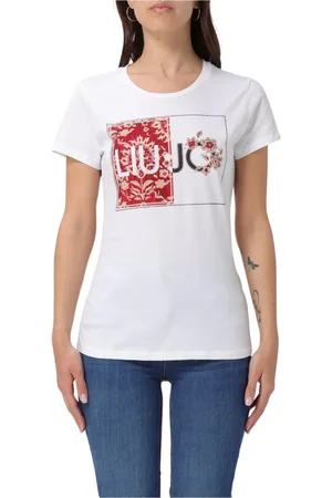 Liu Jo Dames, Tops, Wit, Maat: XL Katoen