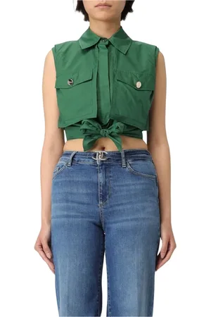 Liu Jo Dames, Blouses & Shirts, Groen, Maat: L