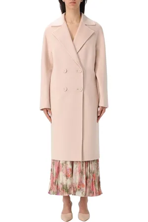 Max Mara Dames, Mantels, Roze, Maat: S Wol