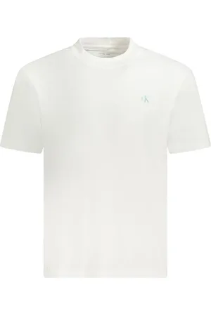 Calvin Klein Heren, Tops, Wit, Maat: M Katoen