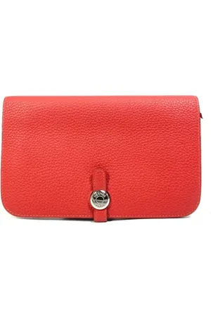 Hermès Dames, Pre-owned, Rood, Maat: ONE Size Leer