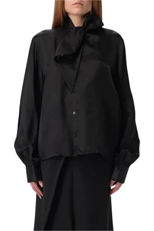 Maison Margiela Dames, Blouses & Shirts, Zwart, Maat: XS Zijde