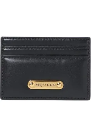 Alexander McQueen Dames, Accessoires, Zwart, Maat: ONE Size Leer