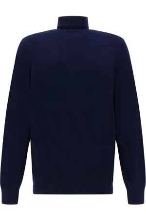 Brunello Cucinelli Heren, Truien, Blauw, Maat: 2XL Kasjmier