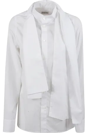 Burberry Dames, Blouses & Shirts, Wit, Maat: 2XS Katoen