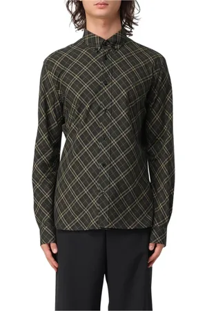Burberry Heren, Overhemden, Bruin, Maat: XL Katoen