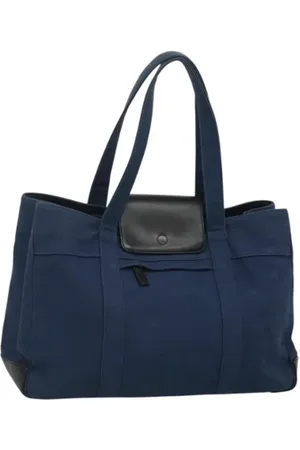 Burberry Dames, Pre-owned, Blauw, Maat: ONE Size Leer