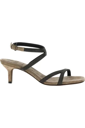 Brunello Cucinelli Dames, Schoenen, Grijs, Maat: 38 EU