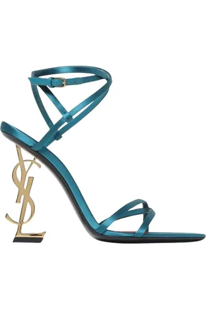 Saint Laurent Dames, Schoenen, Blauw, Maat: 37 EU Leer