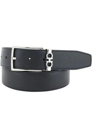 Salvatore Ferragamo Heren, Accessoires, Zwart, Maat: 105 CM Leer