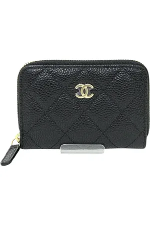 CHANEL Dames, Pre-owned, Zwart, Maat: ONE Size Leer