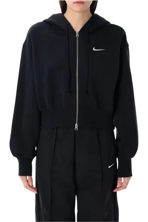 Nike Dames, Sweatshirts & Hoodies, Zwart, Maat: M