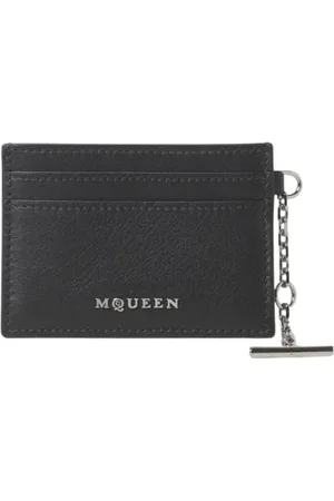 Alexander McQueen Dames, Accessoires, Zwart, Maat: ONE Size Leer