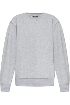 A.P.C. Heren, Sweatshirts & Hoodies, Grijs, Maat: S Katoen