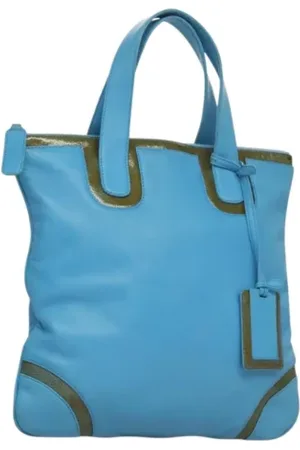 Loewe Dames, Pre-owned, Blauw, Maat: ONE Size Leer