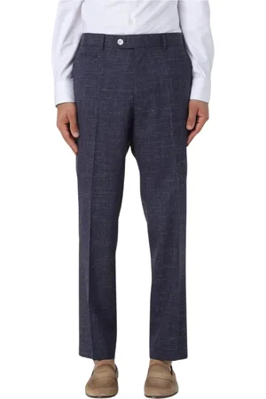 HUGO BOSS Heren, Broeken, Blauw, Maat: L
