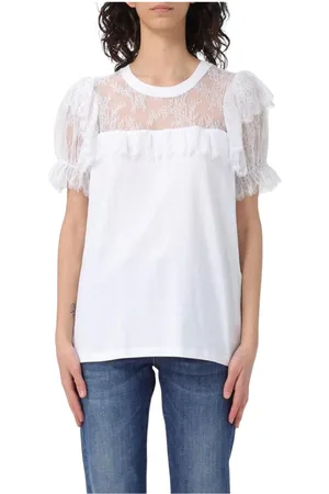 Twin-Set Dames, Tops, Wit, Maat: XS