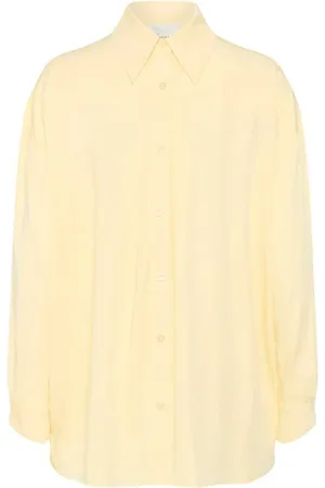 My Essential Wardrobe Dames, Blouses & Shirts, Geel, Maat: L Katoen