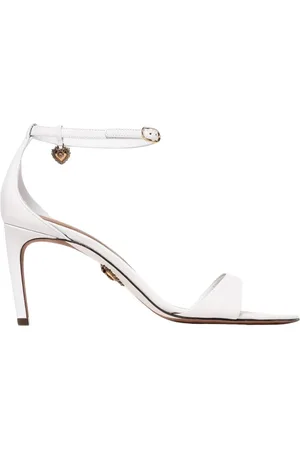 Dolce & Gabbana Dames, Schoenen, Wit, Maat: 38 1/2 EU Leer