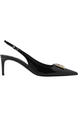 Dolce & Gabbana Dames, Schoenen, Zwart, Maat: 40 EU Leer