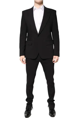 Dolce & Gabbana Heren, Pakken, Zwart, Maat: XL Zijde