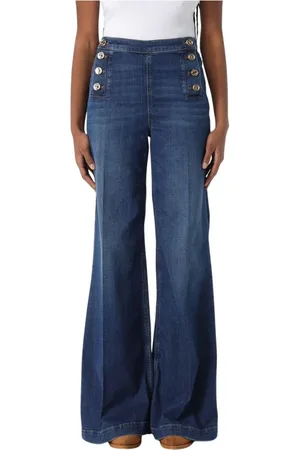 Twin-Set Dames, Jeans, Blauw, Maat: W27 Denim